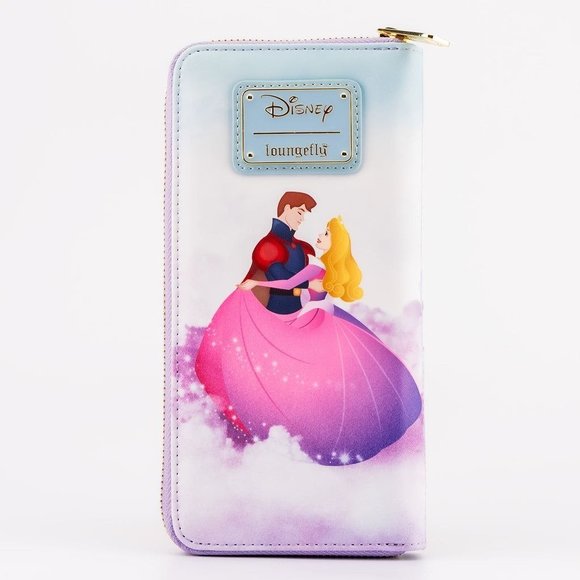 Loungefly Disney Princess Castle Series Sleeping Beauty Zip Around Wallet - Picture 4 of 7